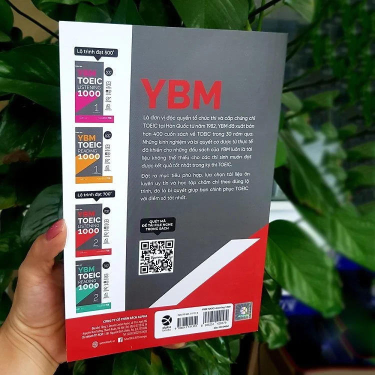 Nội dung luyện nghe của YBM Toeic Listening 1000 - Vol 2