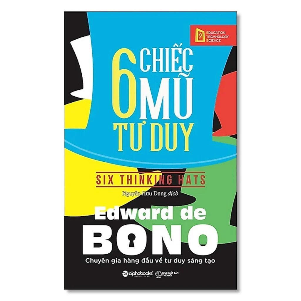 Sách Tư Duy Sáng Tạo qua 6 Chiếc Mũ