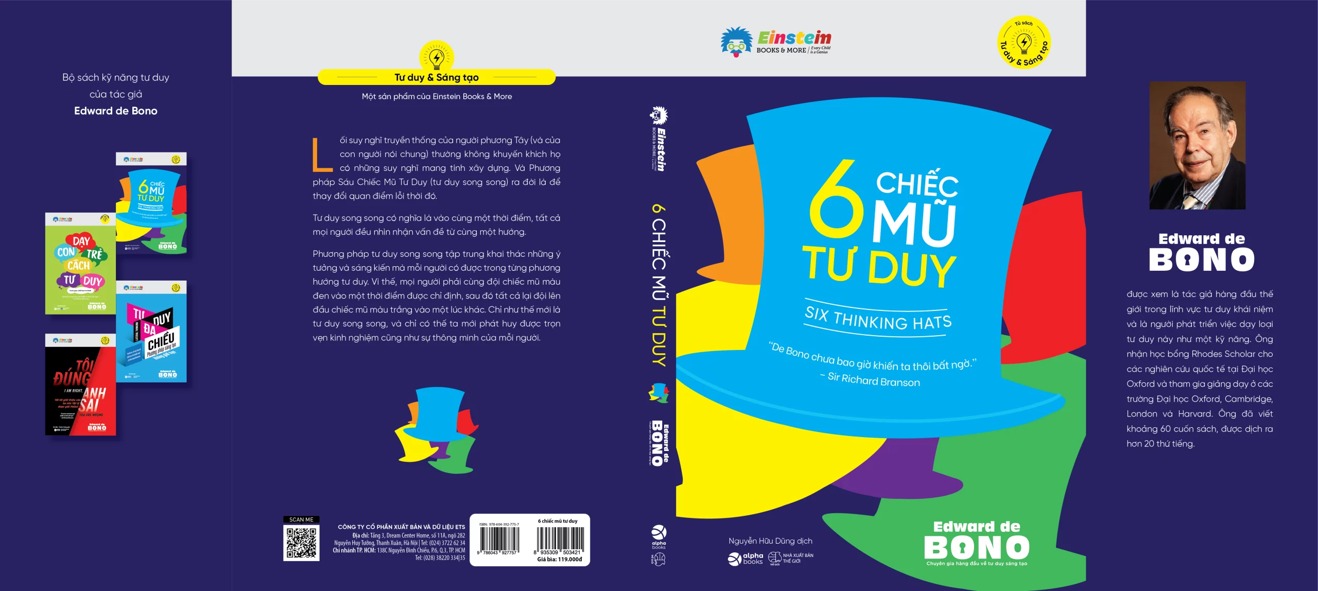 6 Chiếc Mũ Tư Duy - Bìa sách